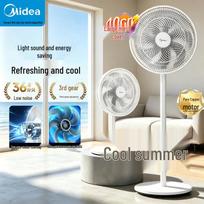 Midea 7-Blade Quiet Oscillating Pedestal Fan