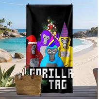 gorilla tag part Printed Quick Dry Beach Towel Super Absorbent Soft Lightweight Bath Towel for Pool Summer Travel 70cmx140cm(27x55inch)