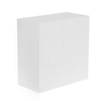 Factory Direct Selling Price White Square Cube Acrylic Table Riser 30x30x15cm S