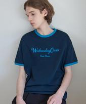 Wednesday Oasis Logo Ringer T-Shirt_Blue(W25-Tp20) Blue/Free