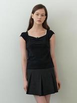 Kinder Baby Rosy Shirring Top - Black Black/Free