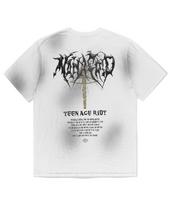 Maha Grid Teen Age Riot Washed Tee White(Mg2Emmt515A) White/S