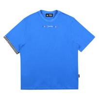 Monkey Flower Unisex Tropical Graphic Regular Fit Basic Short Sleeve T-Shirt / Mm1Wts04U Blue Free