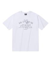 Teddy Island Island Bear Short Sleeve White White/L