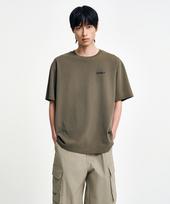 Supra Garment Dyed Crown Spray Short Sleeve T-Shirt (Khaki) Cgd/L
