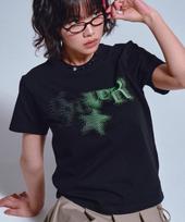 Graver [Woman] Star Pixel Slim Short Sleeve T-Shirt_2 Colors White/One Size