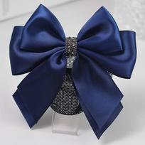 Rhinestone Nurse Hairnet Hair Clip Elegant Net Bun Snood Spring Clip Headwear  Airline Stewardess Style F