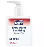 Gelinis rankų dezinfekantas Tork Extra, (511205), 500ml