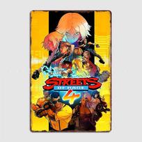 Streets of Rage Four Retro Classics Game Metal Poster Sign Club  Wall Art Decor Custom Tin Sign Room Decor Home Decor 20X30CM