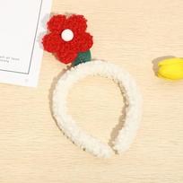 Tulip flower new hairband super cute caterpillar cartoon headdress performance travel photo hairpin cute headband