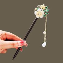 Chinese Style Hanfu Hair Bun Handmade Retro Hair Clips Flower Hair Sticks  For Women Girls Style A