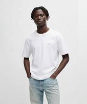 Boss Ocean Artwork Short Sleeve T-Shirt 50515357_101 White/L