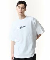 Row Lab Raw Gun Logo Short Sleeve T-Shirt (White) M