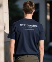 Jeneleolwogseu G-25-Ss-727 Printed Short Sleeve T-Shirt_Dark Navy Dark Navy/2Xl