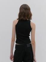 Heatherment Regular Halter Neck Sleeveless (Black) Black/Os