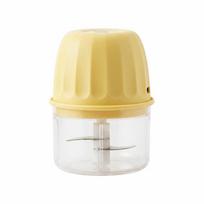 Electric Garlic Grinder Household Food Processor Crusher Electric Garlic Crusher  Chopping Garlic PP geltona