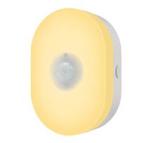 Tuya WiFi Intelligent Humanbody Indukcinė maža naktinė lempa su kelių pavarų pritemdymu, buitinė prie lovos UK Plug white