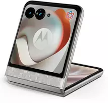 „Motorola Razr 70“ 256GB ryškiai baltas 17,53 cm (6,9 colio) pagrindiniu ekranu, „Android 16“, 50 MP dviguba kamera