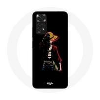 Dėklas - Maniacase - Xiaomi Redmi Note 11 4G - One Piece Manga Anime Luffy - Juodas - Lankstus juoda