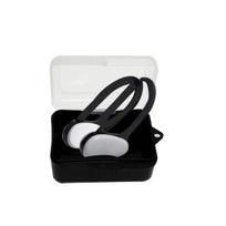 Plaukimo nosies spaustukas ausų kištukai vandeniui atsparūs pradedantiesiems vaikams suaugusiems spalvingi atsitiktinio avarinio stabdiklio nosies spaustukai plaukimo reikmenys A juoda
