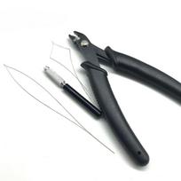 1set per lot Nano Ring Removal Hair Pliers  +2units nano ring threader set New arrvial hair extension tools