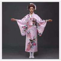 Nacionalinės Mados Tendencijos Moterų Seksualus Kimono Yukata Su Obi Naujoviška Vakarinė Suknelė Japoniškas Cosplay Kostiumas Gėlės Vienas Dydis One Size