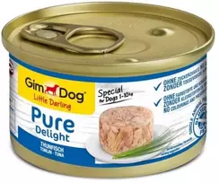 Gimcat GMC GIMDOG Little Darling Pure Delight Tuna Mono – drėgnas ėdalas šunims – 85g