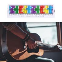Pentatoninės slankiosios liniuotės treniruotė Liaudies gitaros skalės lentelė gitaristams