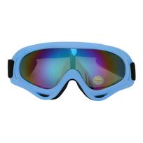 Vaikų slidinėjimo akiniai nuo rasojimo dvigubo sluoksnio lęšis Vėjui atsparūs UV apsauga slidinėjimui sniego sportui Mėlyni blue