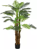 Koduva Dirbtinė palmė, 1,6 m, žalia, plastikas, su vazonu