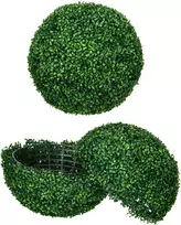 Koduva 2 vnt dirbtinių buksmedžio rutulių rinkinys, žalia, Ø 50 cm
