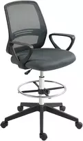 Koduva Ergonominė biuro kėdė su porankiais ir reguliuojamu pakoju, pilka, 68 x 66 x 100–120 cm
