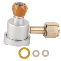 CO2 Filling Adapter for DUO for Terra for Art Soda Maker CGA320 CO2 Cylinder Silver Male Adapter