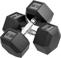 Koduva Hantelių komplektas 2 x 17,5kg, juodos, metalas / guma