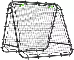 Koduva Reguliuojamas sulankstomas futbolo rebounderis, plieno rėmas, juodas, 100 x 68-95 x 90 cm