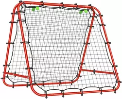 Koduva Sulankstomas futbolo rebounderio tinklas, metalinis rėmas, raudonas, 100 x 68-95 x 90 cm