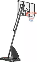 Aosom Reguliuojamas krepšinio stovas, 236-293 cm, juoda + raudona