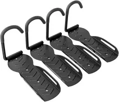 Koduva 4 vnt. sulankstomas sieninis dviračių laikiklis, juodas, 30 kg, 25,5 x 10,5 x 4 cm