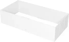 Aosom Šunų vados dėžė, balta, 196 x 96 x 48 cm