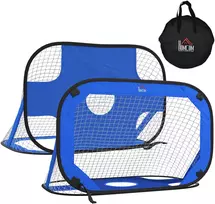 Koduva 2 vnt. išskleidžiami futbolo vartai, mėlyni, 123 x 80 x 80 cm