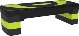 Koduva Aerobinis step platformos laiptelis, reguliuojamas aukštis, juodas, žalias, 80 x 31 x 10-20 cm