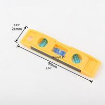 Magnetinis mini gulsčiukas Didelio tikslumo Didelės apkrovos liniuotė Balansas Horizontalus liniuotė Svirnelio burbuliukai Namų dekoravimas Matavimas
