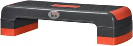 Koduva Aerobinė laiptelio platforma, pilka ir raudona, 78 x 28 x 10/15/20 cm