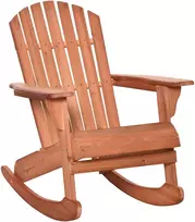 Koduva Adirondack supamasis sodo krėslas, natūrali spalva, 77 x 94 x 97 cm