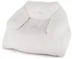Koduva Pufas krėslas, smėlio spalvos, ultra-soft velvet