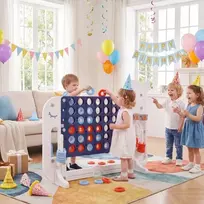 Koduva Didelis 4-ių žaidimų rinkinys „Giant 4-to-Score“, su žiedų mėtymo žaidimu, tamsiai mėlynas