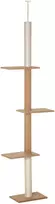 Koduva Nuo grindų iki lubų tvirtinamas kačių draskymo stulpas, 228-260 cm, khaki