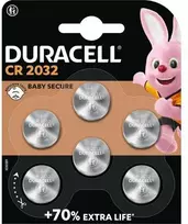 Elementai Duracell CR2032, 3V, 6vnt.