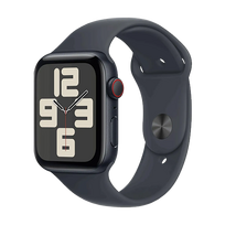 Watch Apple Watch SE2 (2022) LTE 44mm Midnight Aluminium Case with Sport Band M/L - Midnight