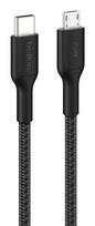 BELKIN BoostCharge Pro USB cable 1 m USB C to Micro-USB to USB-A Black